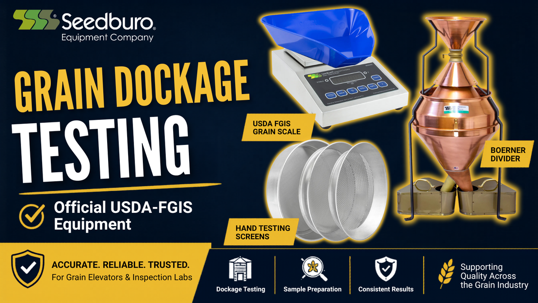 Official USDA-FGIS Grain Testing Equipment for Dockage Analysis
