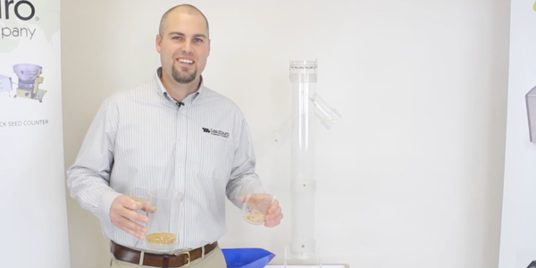 South Dakota Seed Blower Demonstration | Clean Chaff, Dust & Debris from Seed Samples