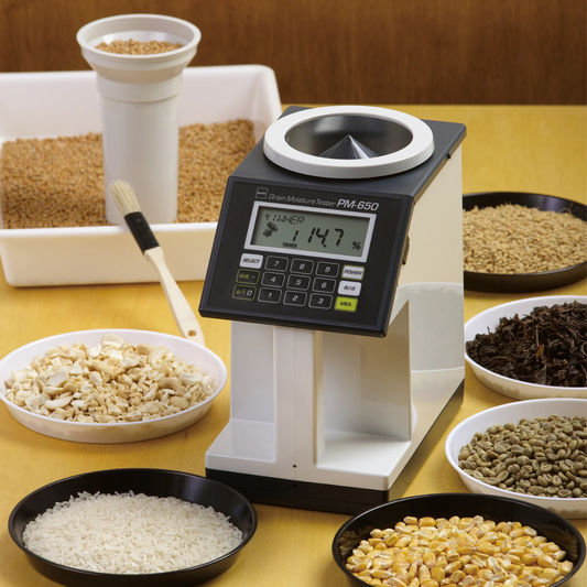 PM650 Moisture Meter for Grain & Seed with Density Measurement & Data Output
