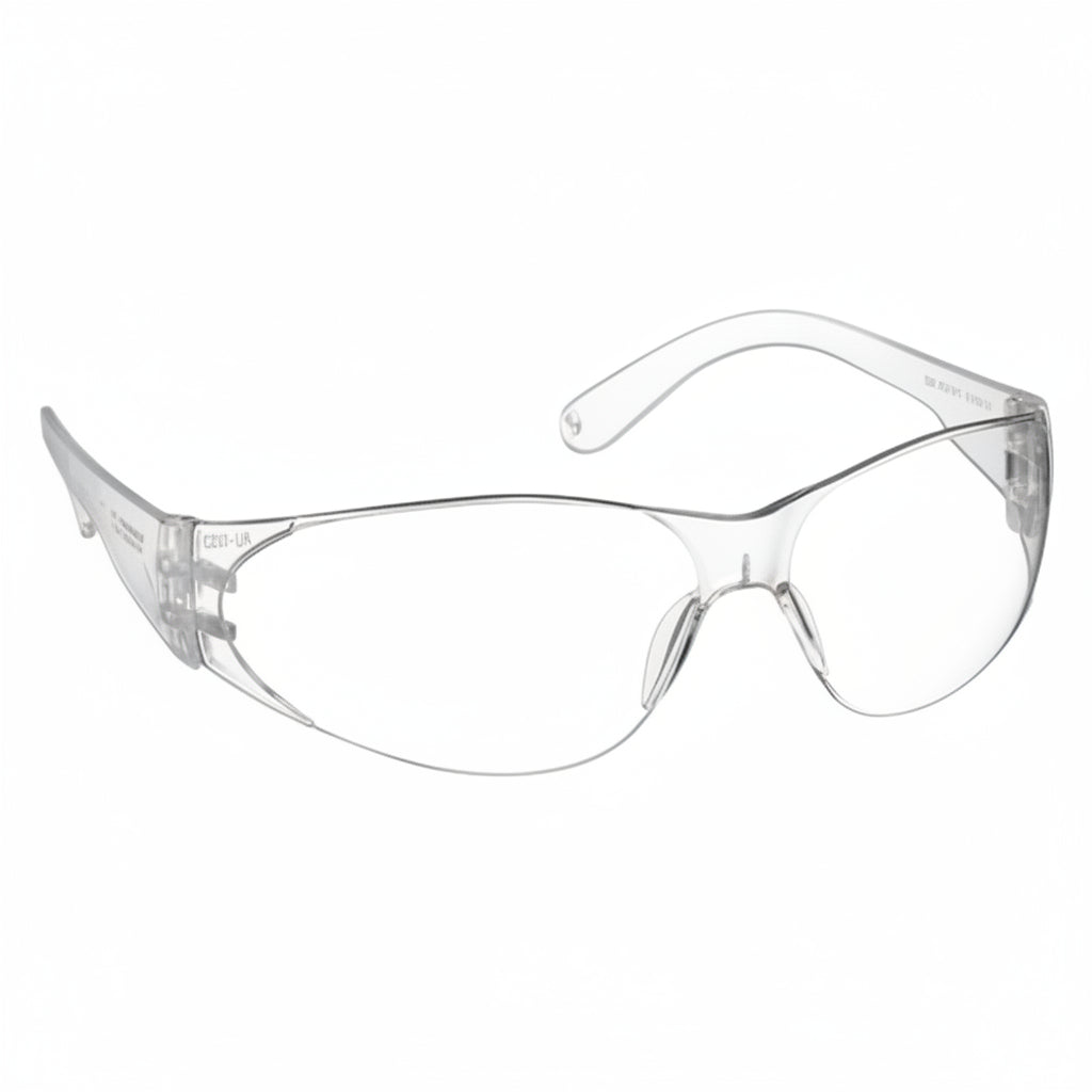 Safety Glasses, Clear, Scratch-Resistant