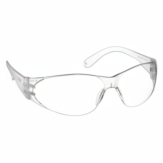 Safety Glasses, Clear, Scratch-Resistant