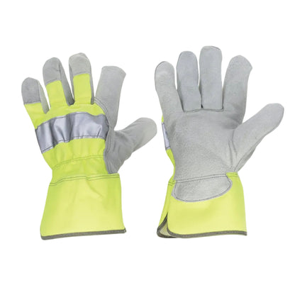 Leather Safety Work Gloves