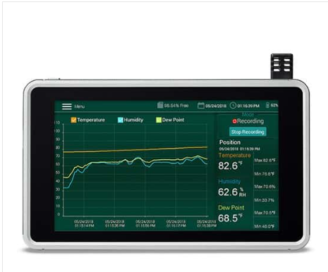 Paperless Humidity and Temperature Chart Recorder