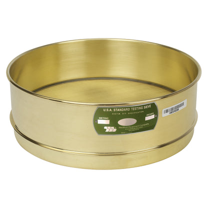 U.S. Testing Sieves 12" Full Height Brass Frame