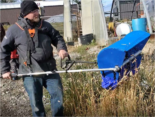equipment to plant grass seed Handheld Portable Seed Stripper – Seedburo Equipment Company
